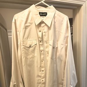 Men’s Wrangler Pearl Snap Shirt Size 2 XLT
